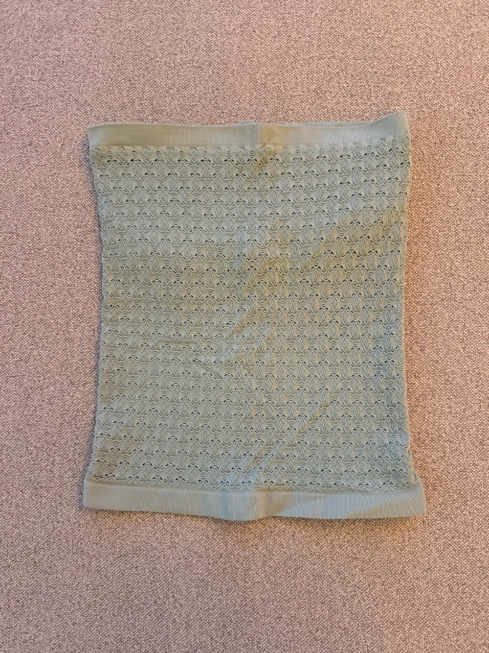 Free People Sage Green Crochet Tube Top